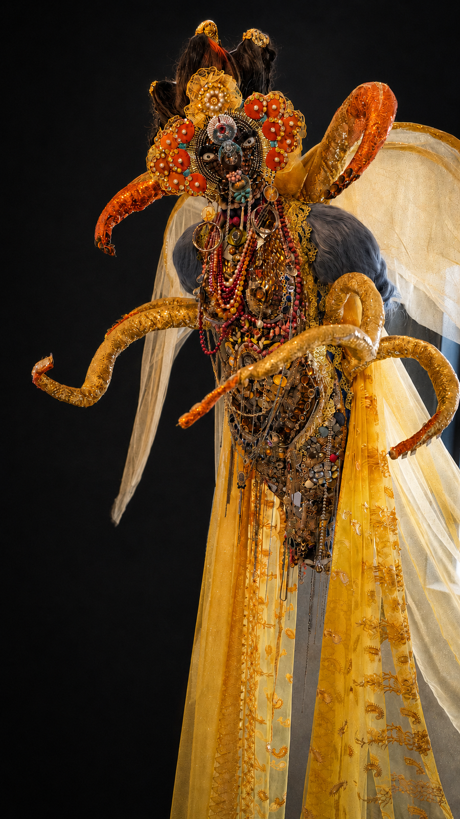 Gabriela Rising, 2023 full sculpture view